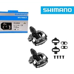 PEDAL 9 16 SHIMANO M520 ENCAICE PRETO C/ TACOS